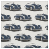 Blue Classic Sports Car Fabric Stof (Swatch)