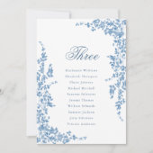 Blue Classic Zitkaart Kaart  Bloemen (Voorkant)