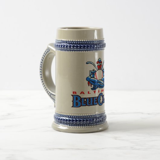 Blue Claws Stein Bierpul (Voorkant links)