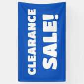 Blue Clearance Sale Banner (Verticaal)
