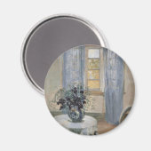 Blue Clematis in de Studio van de kunstenaar, Anna Magneet (Voorkant / Achterkant)