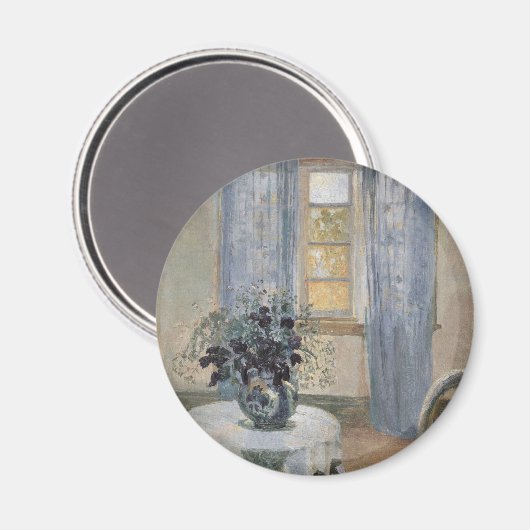 Blue Clematis in de Studio van de kunstenaar, Anna Magneet (Voorkant / Achterkant)