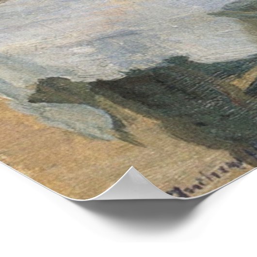 Blue Clematis in de Studio van de kunstenaar, Anna Poster (Hoek)