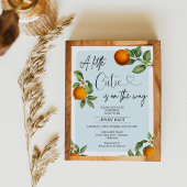 Blue Clementine Sinaasappels Little Cutie Baby sho Kaart