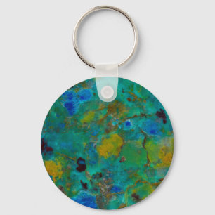 Blue Cliff Chrysocolla Sleutelhanger