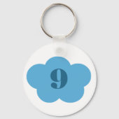 Blue Cloud 9-Sleutelhanger Sleutelhanger (Voorkant)