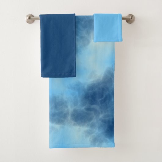 Blue Cloud art Bad Handdoek (Insitu)