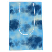 Blue Cloud art Medium Cadeauzakje (Achterkant)