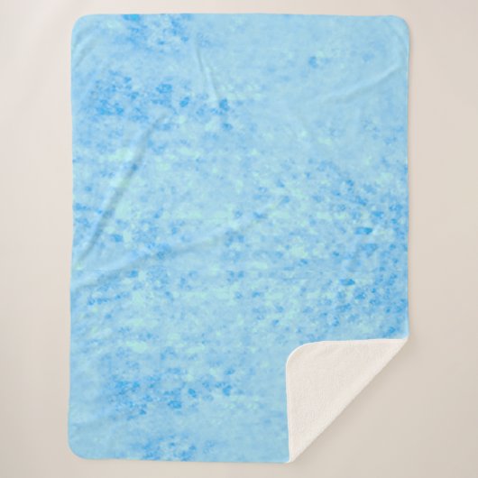 Blue Cloud Blanket Sherpa Deken (Voorkant)