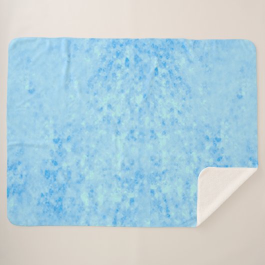Blue Cloud Blanket Sherpa Deken (Voorkant (horizontaal))