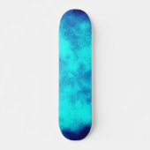 Blue Cloud Effect Skateboard (Voorkant)