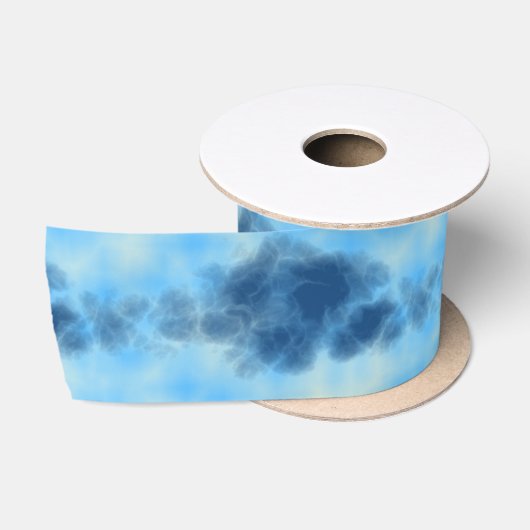 Blue Cloud kunst  Satijnen Lint (Spoel)