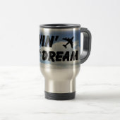 Blue Cloud Travel Mug Reisbeker (Voorkant rechts)