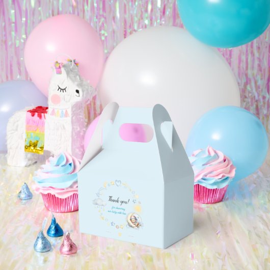 Blue Clouds and Stars Sleepy Baby Beer Shower Bedankdoosjes (Feest)