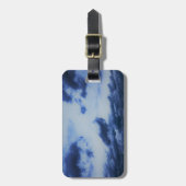 Blue Clouds Blue Sky Bagagelabel (Voorkant verticaal)