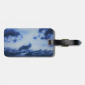 Blue Clouds Blue Sky Bagagelabel (Achterkant horizontaal)