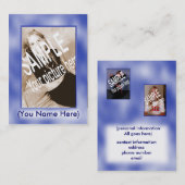 Blue Clouds Comp Card Visitekaartje (Voorkant / Achterkant)