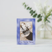 Blue Clouds Comp Card Visitekaartje (Staand voorkant)