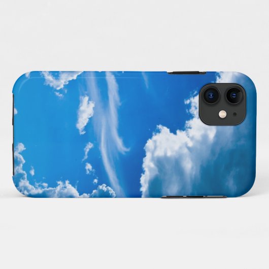 Blue Clouds iPhone Barely Daar Universal Hoesje (Achterkant (horizontaal))