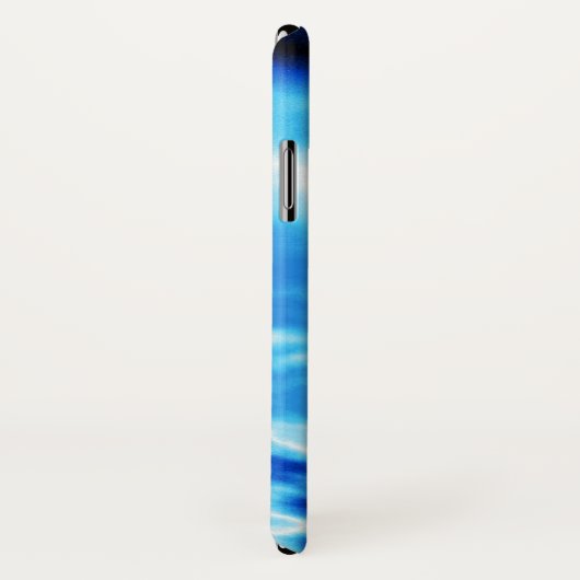 Blue Clouds N Lightning Case-Mate iPhone Case (Achterkant / rechts)
