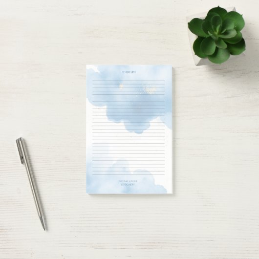 Blue Clouds Notepad To Do List Post-it® Notes (Kantoor)