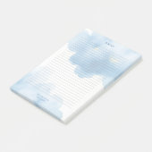 Blue Clouds Notepad To Do List Post-it® Notes (Schuin)