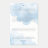 Blue Clouds Notepad To Do List Post-it® Notes (Voorkant)