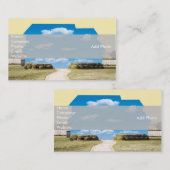 Blue Clouds Real Estate Open House Visitekaartje (Voorkant / Achterkant)