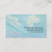 Blue Clouds van Gauguin Stijlvol Klassiek Artistie Visitekaartje (Achterkant)