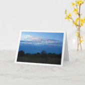Blue Cloudscape Kaart (Gele Bloem)
