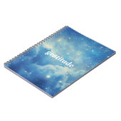 Blue Cloudy Esthetische Dankbaarheid Dagboek | nad Notitieboek (Linkerzijde)