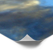 Blue Cloudy Sky Motivatie Poster Print (Hoek)