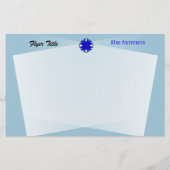 Blue Clover Ribbon van Kenneth Yoncich Flyer (Achterkant)