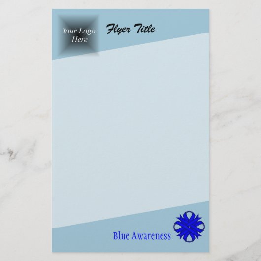 Blue Clover Ribbon van Kenneth Yoncich Flyer (Voorkant)