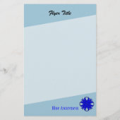 Blue Clover Ribbon van Kenneth Yoncich Flyer (Achterkant)