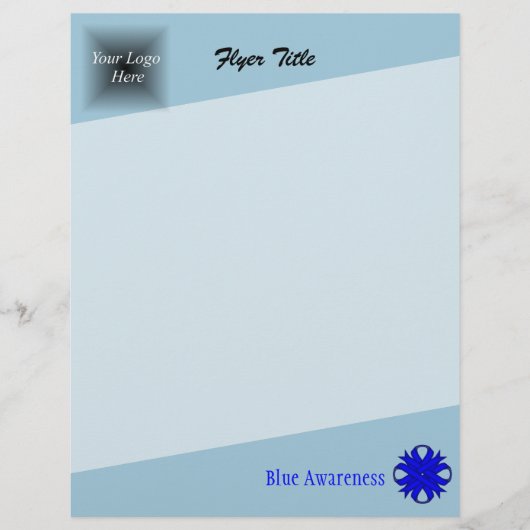Blue Clover Ribbon van Kenneth Yoncich Flyer (Voorkant)