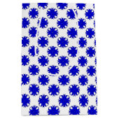 Blue Clover Ribbon van Kenneth Yoncich Medium Cadeauzakje (Voorkant)