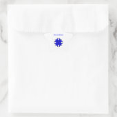 Blue Clover Ribbon van Kenneth Yoncich Ster Sticker (Tas)