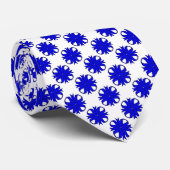 Blue Clover Ribbon van Kenneth Yoncich Stropdas (Opgerold)