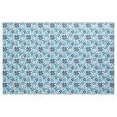 Blue Clover Shamrock Pattern St. Patrick's Day Stof (Yard (91,4 cm))