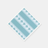 Blue Coastal Angelfish Stripes Servet (Hoek)