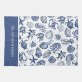 Blue Coastal Living Home Decor Theedoek (Horizontaal)