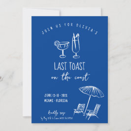 Blue Coastal vrijgezellenkippen weekend Kaart