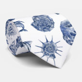 Blue Coastal Wedding Stropdas (Opgerold)