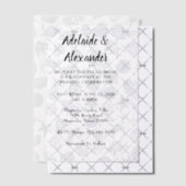 Blue Coastal Wedding Vellum Uitnodigingen (Offset (Uitnodiging))