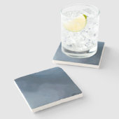 Blue coaster stenen onderzetter (Zijkant)