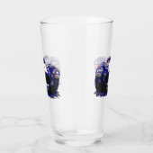 Blue Cobra Classic Car grafische lithografie Glas (Rechts)