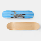 Blue Cobra - Gepersonaliseerd Persoonlijk Skateboard (Horizontaal)