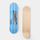 Blue Cobra - Gepersonaliseerd Persoonlijk Skateboard (Voorkant)