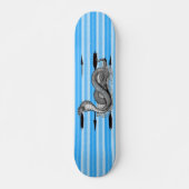 Blue Cobra - Gepersonaliseerd Persoonlijk Skateboard (Voorkant)